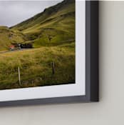 "shelter no.2" - Art Print in one color by Monica Gussow - Frame Close-up
