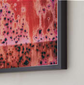 "Red Rust" - Art Print in red by Alexis Arnold - Frame Close-up