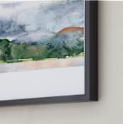 "Lush Coast Kenmare Ireland" - Art Print in Forest Green by Eva Marion - Frame Close-up