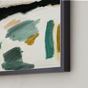 "Can't See The Forest From The Trees" - Art Print in forest tree by Lauren Packard - Frame Close-up