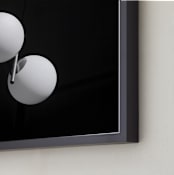 "Spherical" - Art Print in Black & White by Monica Gussow - Frame Close-up