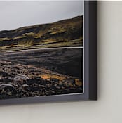 "stark" - Art Print in one color by Monica Gussow - Frame Close-up