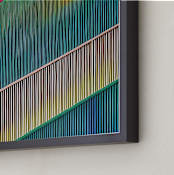 "Linya Series 02" - Art Print in Full-Color by Augusto Paolo Bringas Dizon - Frame Close-up