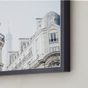 "Peak of Paris" - Art Print in Cream by LindseyErin - Frame Close-up