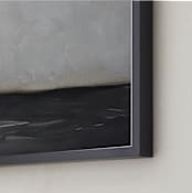 "Calm Before the Storm" - Art Print in Black by Deb Presutto - Frame Close-up