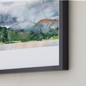 "Lush Coast Kenmare Ireland" - Art Print in Forest Green by Eva Marion - Frame Close-up