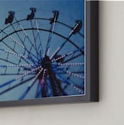 "Around We Go II" - Art Print in Cerluean by Johanna Phillips Huuva - Frame Close-up