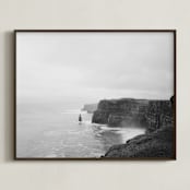 "Take Me Back" - Art Print in Black & White by Becca Beers - Framed