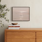 "I Want To Dive Into Your Ocean" - Art Print in Paradise Peach by Summer Strauch - In a Room