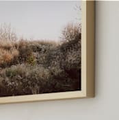 "The Preserve" - Art Print in Wheat by Robin Ott - Frame Close-up