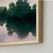 "Divergent Water" - Art Print in Divergent Green by Stephanie Goos Johnson - Frame Close-up