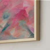 "Pretty Please" - Art Print in Cotton Candy by Brooke Drake - Frame Close-up