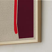 "A-walk around the block" - Art Print in Hot Fire by Alain Castoriano - Frame Close-up