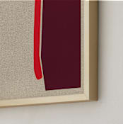 "A-walk around the block" - Art Print in Hot Fire by Alain Castoriano - Frame Close-up