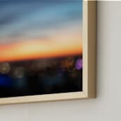 "Look at me before I go" - Art Print in Dusk by Caroline Mint - Frame Close-up