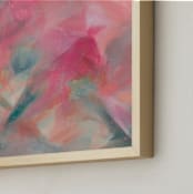"Pretty Please" - Art Print in Cotton Candy by Brooke Drake - Frame Close-up