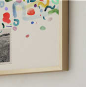 "Daydreaming I" - Art Print in Ivory by Sumak Studio - Frame Close-up