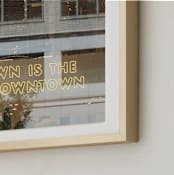 "Uptown" - Art Print in golden brown by Sea and Sky - Frame Close-up