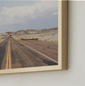 "Route 66" - Art Print in Earth and Sky by Kaitlin Rebesco - Frame Close-up