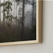 "Trees in the Mist" - Art Print in Fog White by Benno and Noosa - Frame Close-up