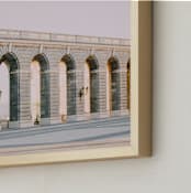 "shapes" - Art Print in Sunset by Annie Montgomery - Frame Close-up