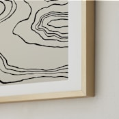 "Walkabout" - Art Print in Paperwhite by Kelly Johnston - Frame Close-up