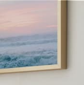 "Davenport Dreams" - Art Print in Serenity by Janel Galvez - Frame Close-up