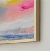 "Sun Down" - Art Print in Petal by Lindsay Megahed - Frame Close-up
