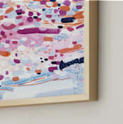"You're Fun" - Art Print in Happy Pink by Katie Craig - Frame Close-up