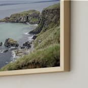 "Ireland IV" - Art Print in Sea Blue by Taryn Schumacher - Frame Close-up