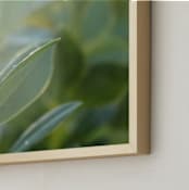 "Morning Sparkle" - Art Print in Sage by Karen Kaul - Frame Close-up