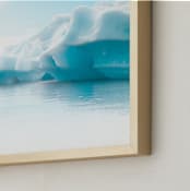 "Crystalline Shapes#2" - Art Print in freeze point by Van Tsao - Frame Close-up