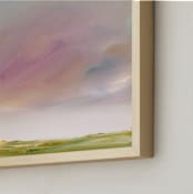 "Summer Storm Sky" - Art Print in Violet by Lindsay Megahed - Frame Close-up