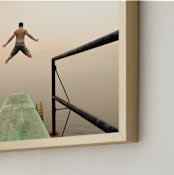 "Take Off" - Art Print in Mystic Light by Shannon - Frame Close-up