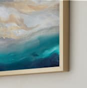 "Dreamlands" - Art Print in Coastal by Julia Contacessi - Frame Close-up