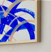 "Summer Sand Dunes" - Art Print in Summer Blue by Christina Flowers - Frame Close-up