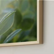 "Morning Sparkle" - Art Print in Sage by Karen Kaul - Frame Close-up