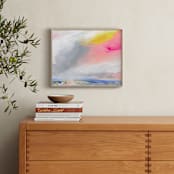 "Sun Down" - Art Print in Petal by Lindsay Megahed - In a Room
