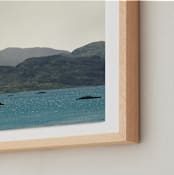 "Landscape 1" - Art Print in Ocean Blue by lulu and isabelle - Frame Close-up