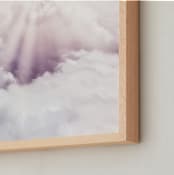 "Beyond The Clouds" - Art Print in Lilac by Alicia Youngken - Frame Close-up