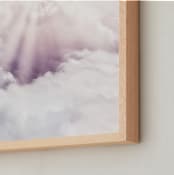 "Beyond The Clouds" - Art Print in Lilac by Alicia Youngken - Frame Close-up