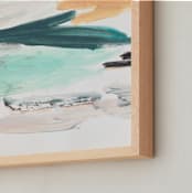 "Parisian Street Style II" - Art Print in parisian sky by Lauren Packard - Frame Close-up