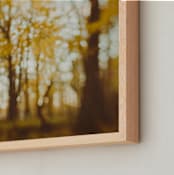 "Golden Canopy Study #2" - Art Print in Goldenrod by Stacy Kron - Frame Close-up