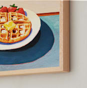 "Breakfast at the Diner" - Art Print in Retro by taylorVdesign - Frame Close-up