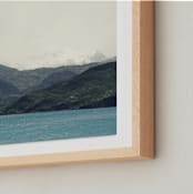 "Landscape 2" - Art Print in Ocean Blue by lulu and isabelle - Frame Close-up