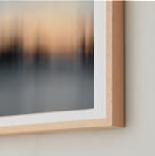 "Last Light" - Art Print in Sunset by Rachel Francis - Frame Close-up