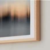 "Last Light" - Art Print in Sunset by Rachel Francis - Frame Close-up