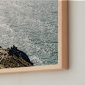 "Point Reyes Lighthouse Overlook" - Art Print in Sea by Jenna Gibson - Frame Close-up