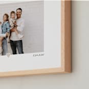 "With a Heart: Landscape Framed Photo" - Framed Photo in Taupe by Laura Hamm - Frame Close-up