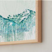 "Escape " - Art Print in Sea by SimpleTe Design - Frame Close-up